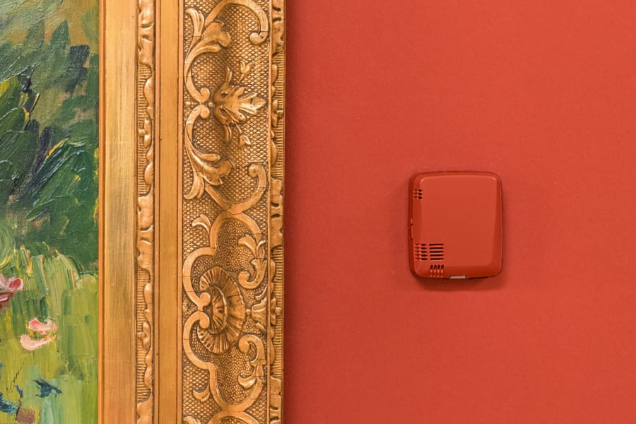 Datenlogger in Ausstellungsräumen