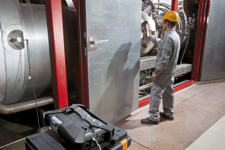 Emissionsmessung an Gasturninen