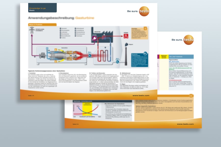 Skizze und Anwendungsbeschreibung: Gastrubine