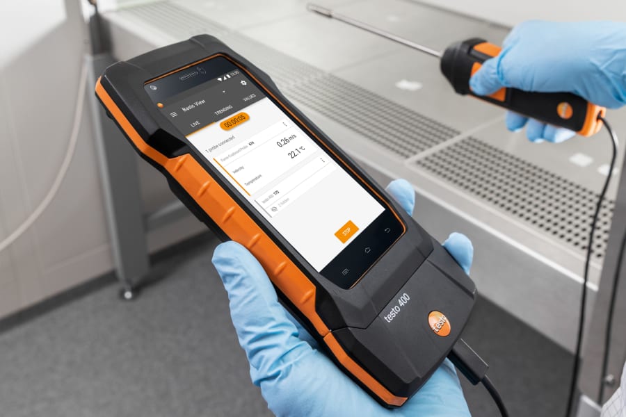 Air velocity & IAQ measuring instrument