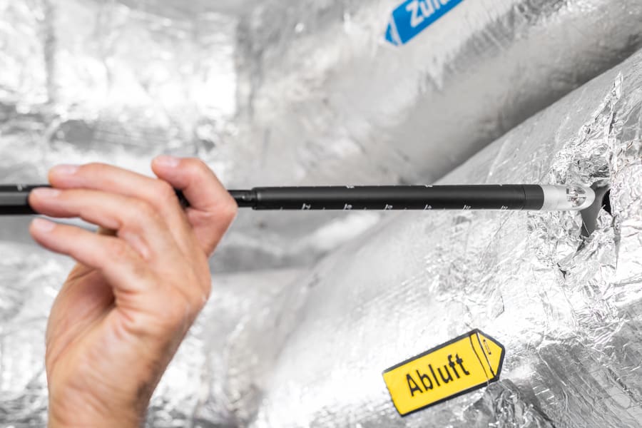 Strömungsmessung im Kanal