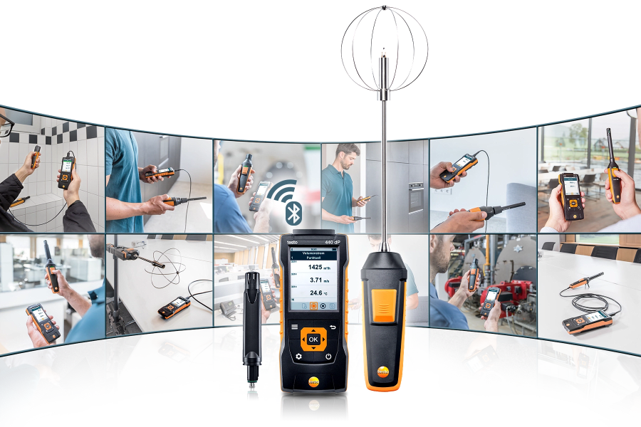 testo 400 Multifunction IAQ Meter with probes for comfort measurement