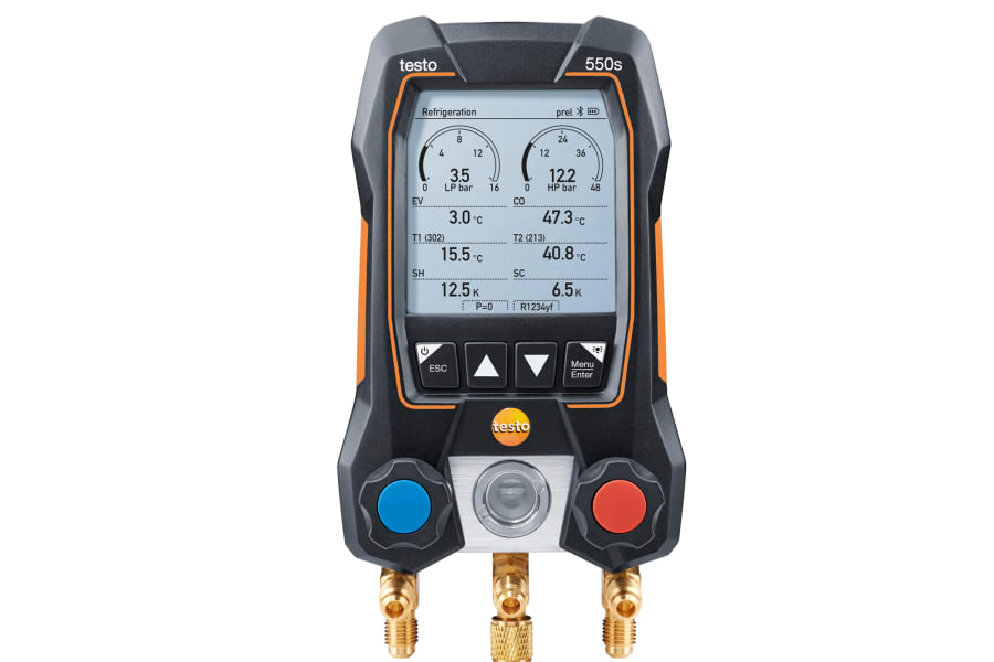 Analizadores de refrigeración testo 550s/557s