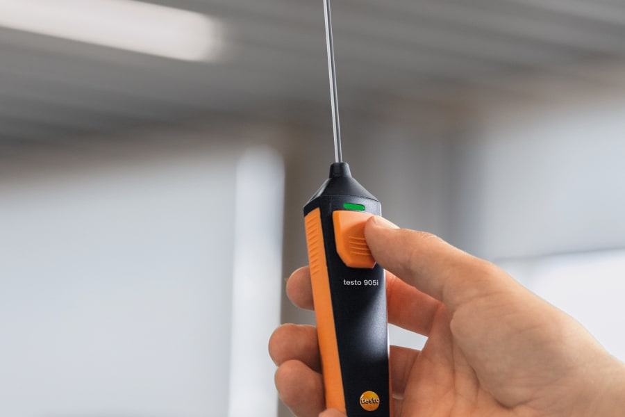 testo 905i Messung Lufttemperatur
