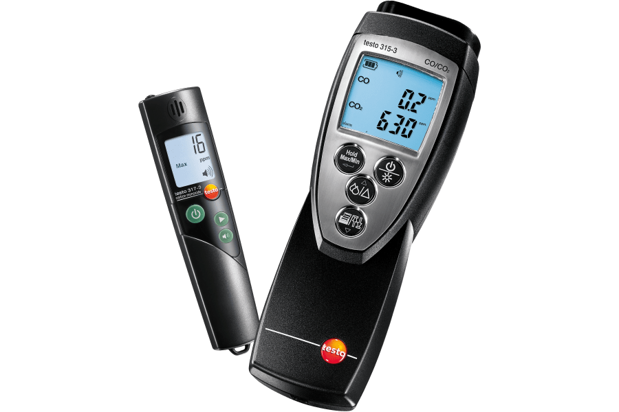 Carbon monoxide meters from Testo