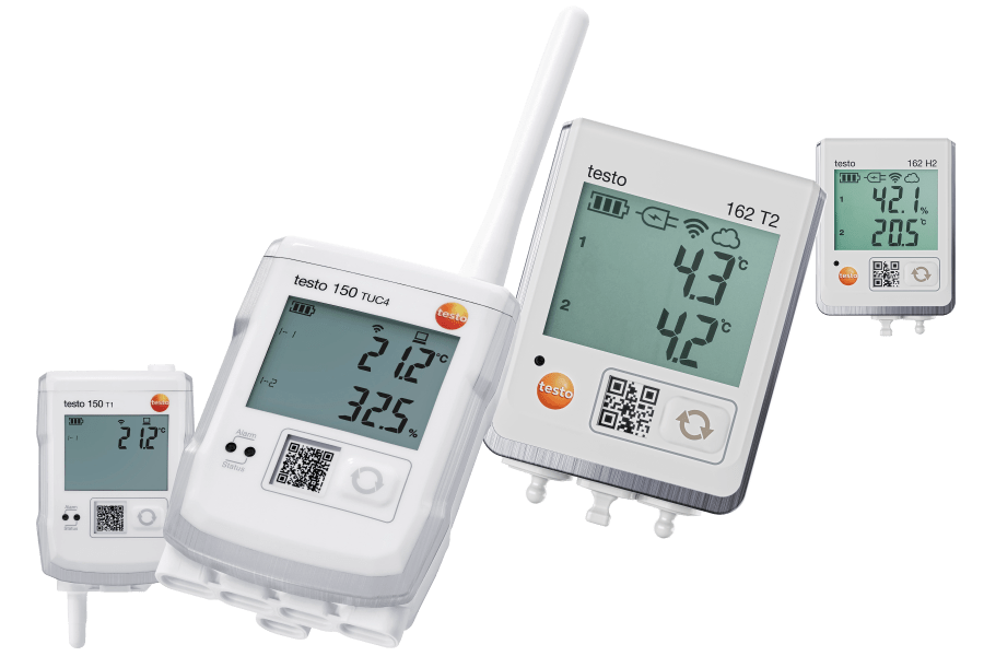 Data loggers and monitoring systems from Testo
