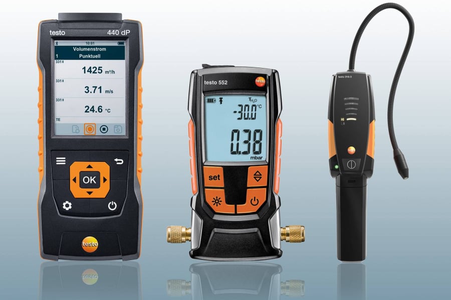 Carbon monoxide meters from Testo