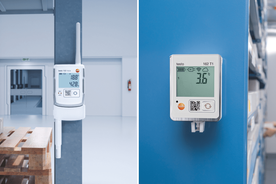 Environmental monitoring with testo Saveris 1 and testo Saveris 2