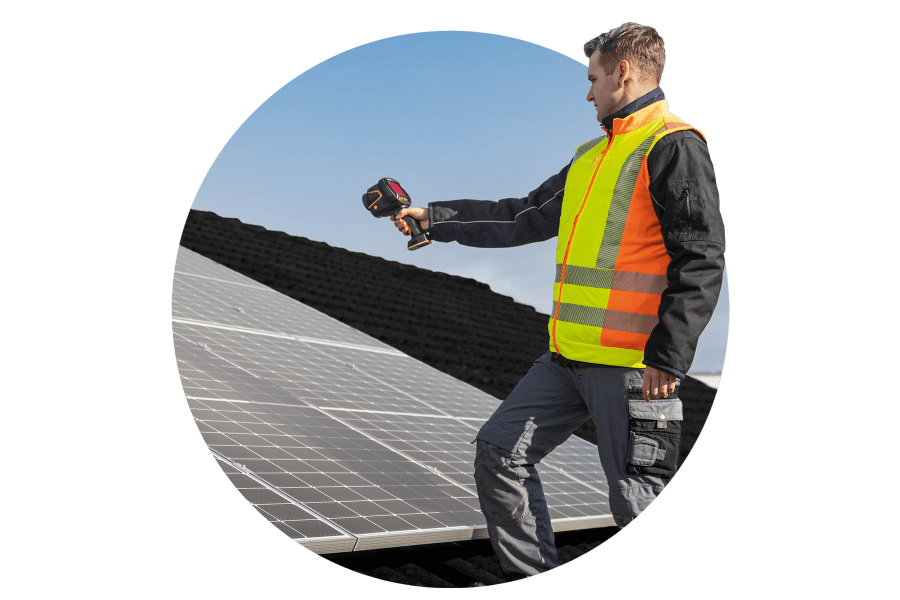Check solar systems with Testo thermal imagers