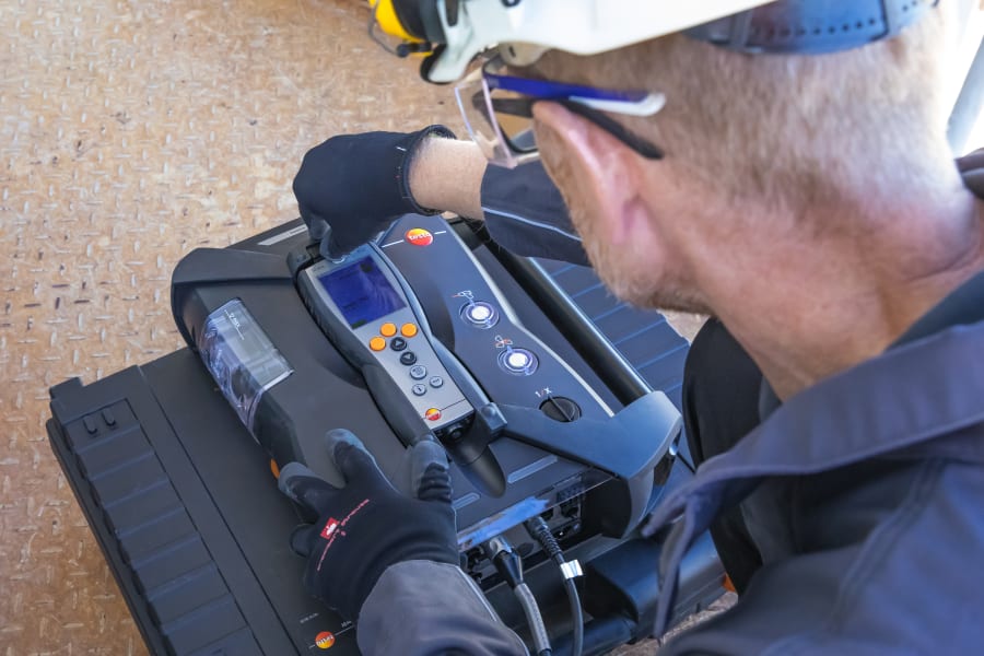 Emissionsmessung Glasschmelzöfen