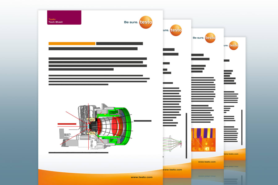 Testo tech sheet collection
