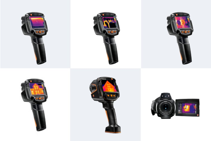 Comparison of Testo thermal imagers