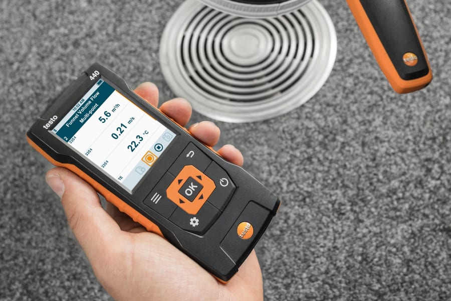 Intuitive measuring menus testo 440