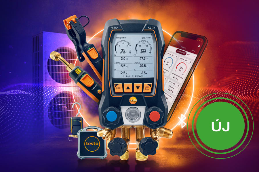 testo 570s hőszivattyú szett