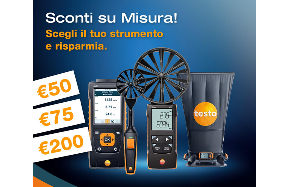 Strumento multifunzione per la misura dei parametri ambientali testo 440