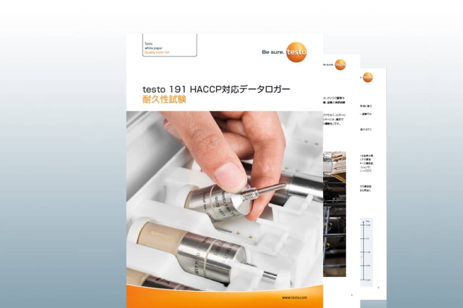 Testo 耐久性試験 testo 191