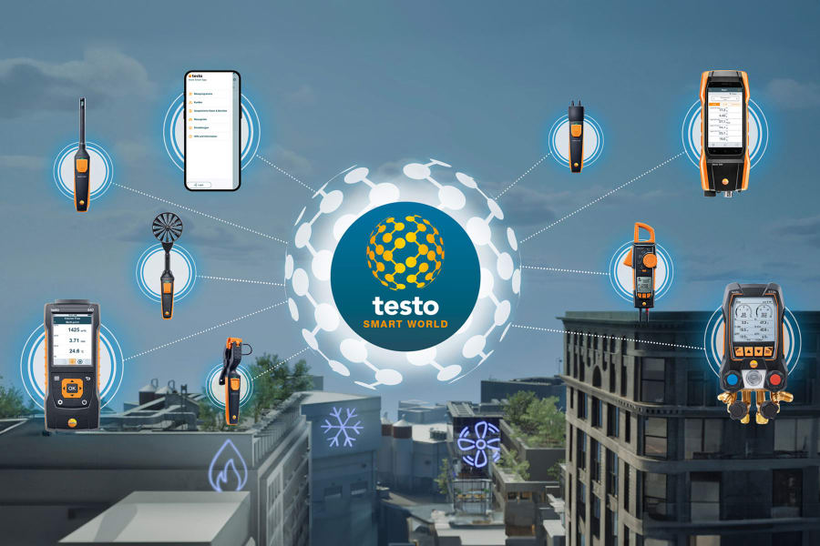 HVAC/R-wereld van Testo