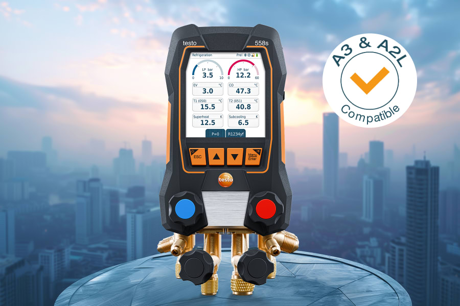 Compatible with flammable A3 and A2L refrigerants