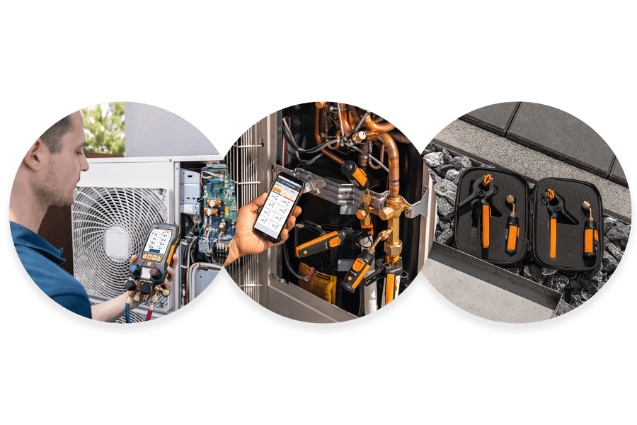 Testo measuring instruments for heat pumps