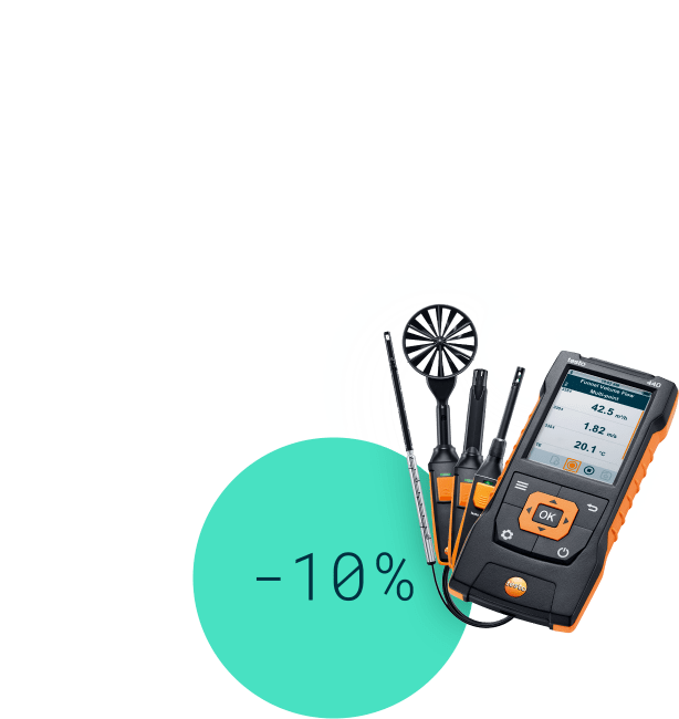 Économisez 10 % sur l’appareil de mesure climatique testo 440