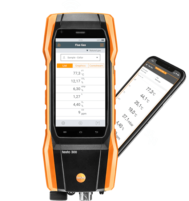 Rookgasmeter testo 300 NEXT LEVEL