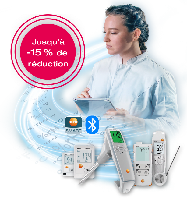 Promotion - Gamme  Food BT de Testo