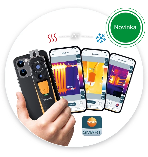 The new testo 860i wireless thermal imager