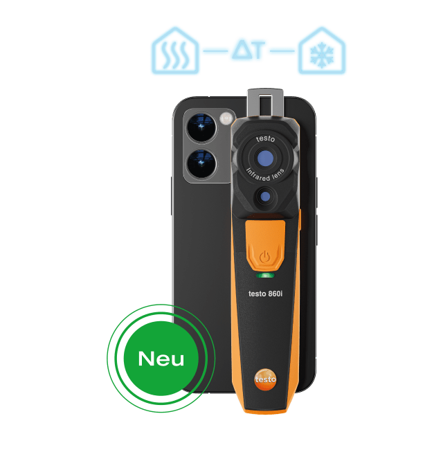 Die neue drahtlose Wärmebildkamera testo 860i