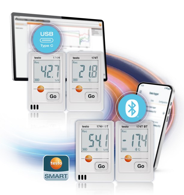 testo 174 Mini data logger key visual