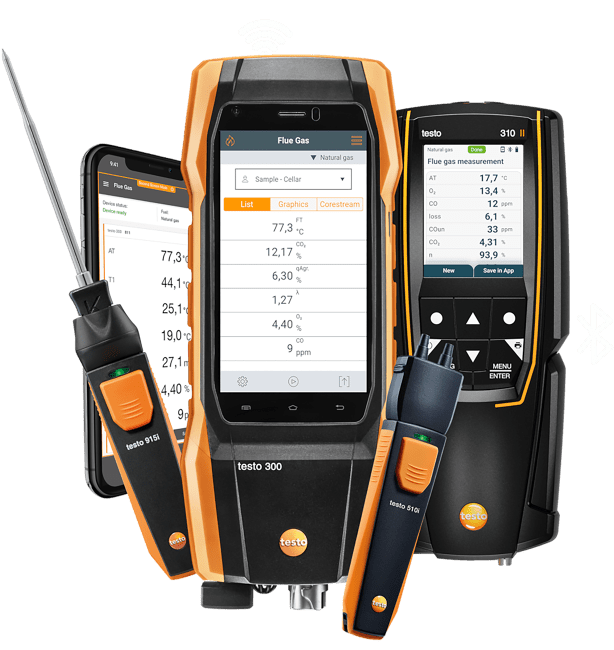 A Testo fűtési rendszerekhez szükséges szerszámok