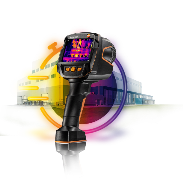 Termocamera testo 883 per la manutenzione