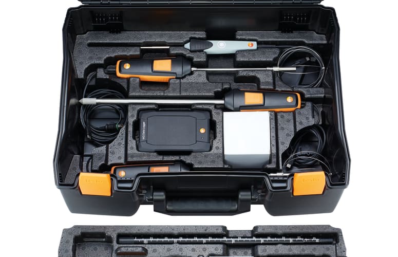 Transport case for IAQ and comfort level measurements