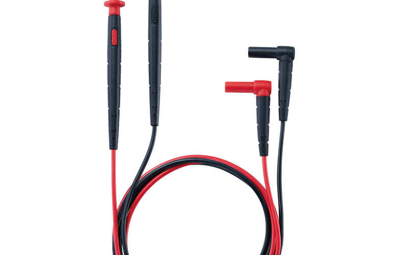 2 mm standard measuring cables (angled plug) 0590 0010
