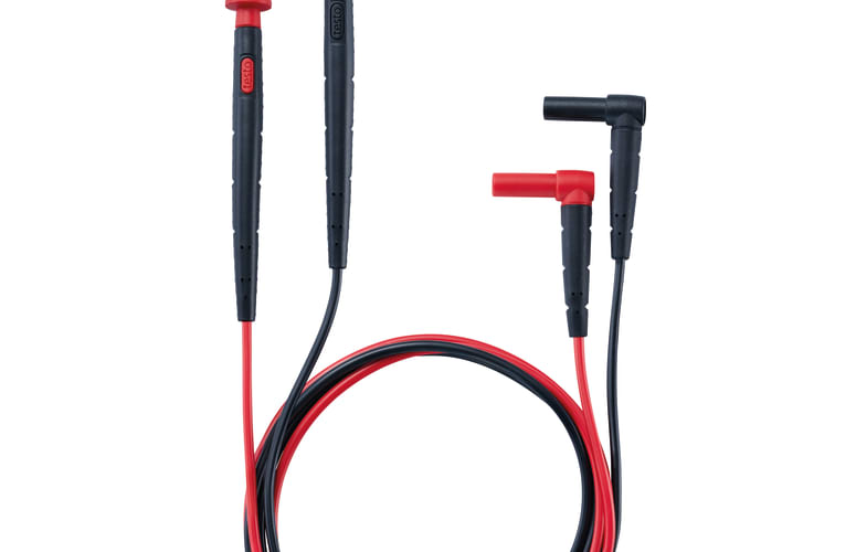 4 mm standard measuring cables (angled plug) 0590 0011