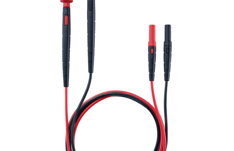 4 mm standard measuring cables (straight plug) 0590 0012