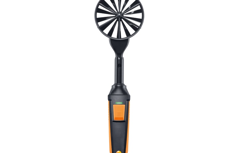 Flügelrad-Sonde (Ø 100 mm, digital) mit Bluetooth® inkl. Temperatursensor