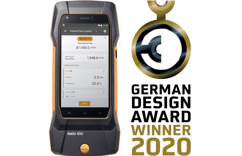 testo 400 German Design Award