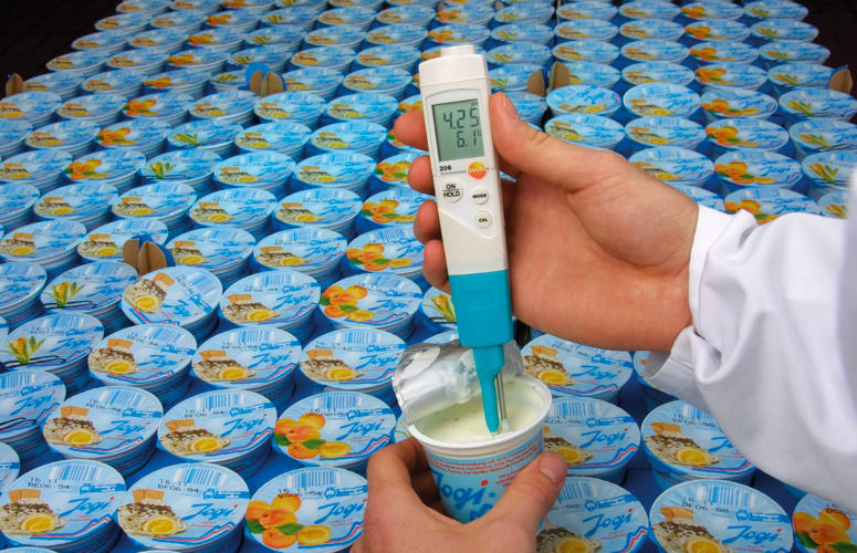 pHmetro testo 206 pH2 para el sector alimentario