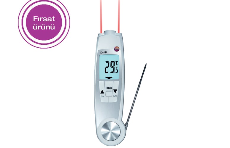 testo 104-IR - İnfrared ve batırma tipi termometre - Fırsat &uuml;r&uuml;n&uuml;