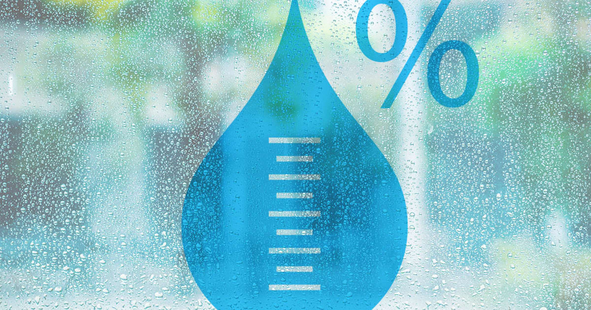 Measuring humidity in rooms