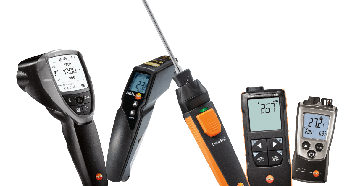 Temperature measuring devices from the market leader
