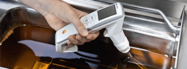testo 830-T4 - Infrared thermometer with 2-point laser marking (30:1 optics)