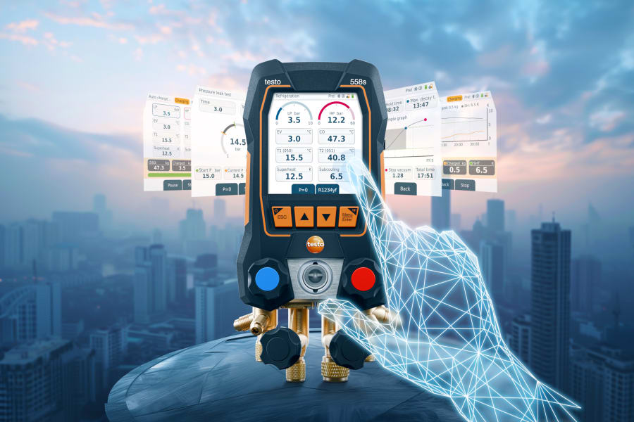 Analizador de refrigeración digital testo 558s