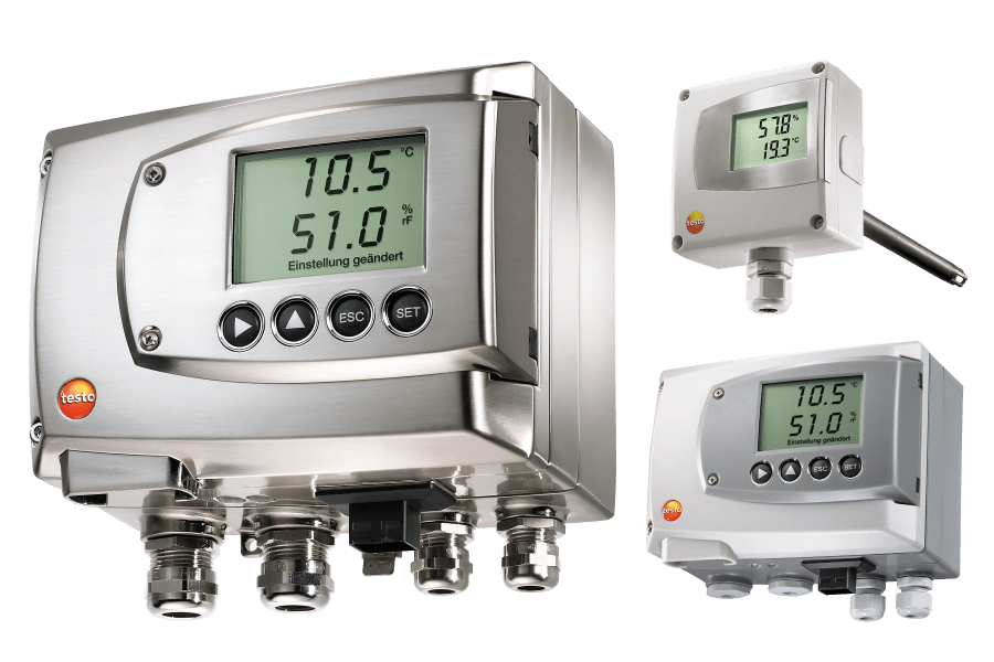 Testo outlet humidity meter