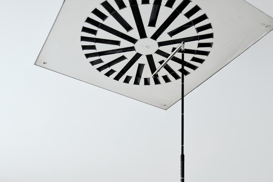 Détermination exacte du volume et de la vitesse de l'air