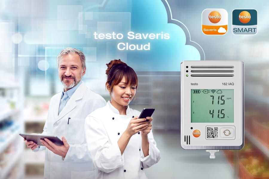 Online data logger testo 162