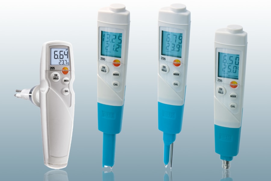 Testeur pH - mètre et température