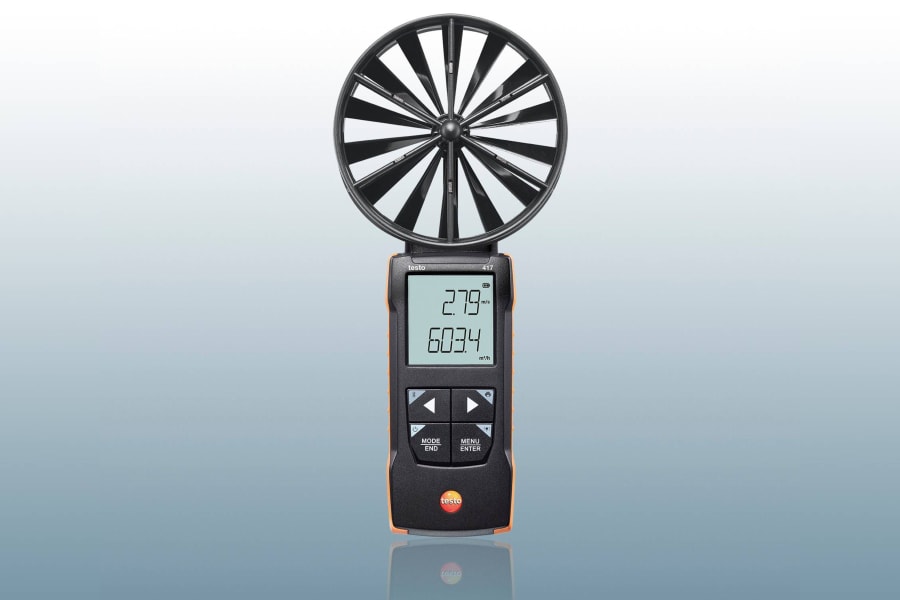 熱線式風速計 温度計機能付き TESTO-415 管理No.L608