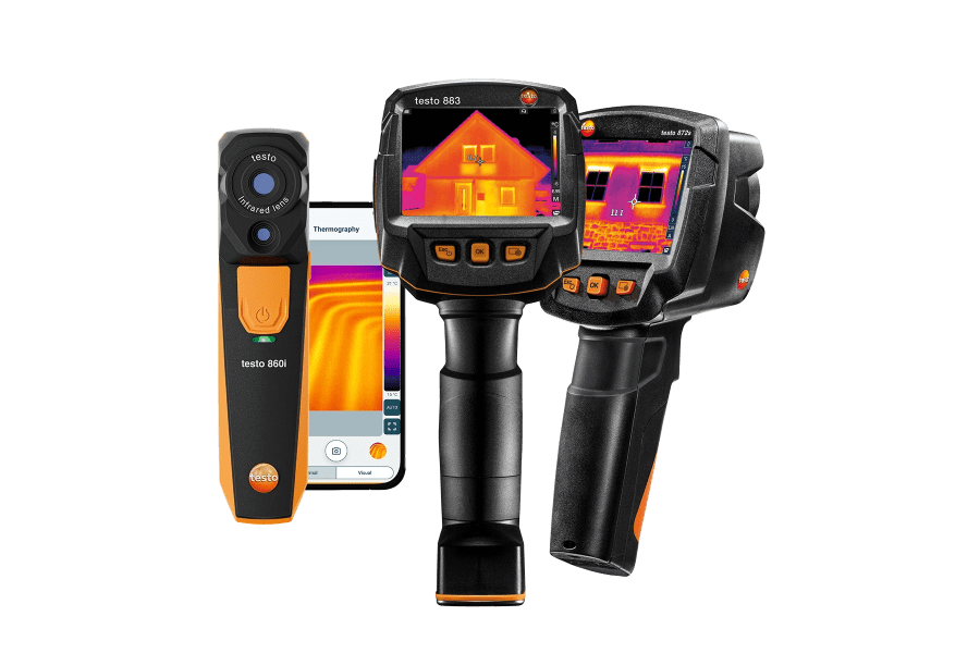 赤外線カメラで温度差を可視化 | 株式会社テストー