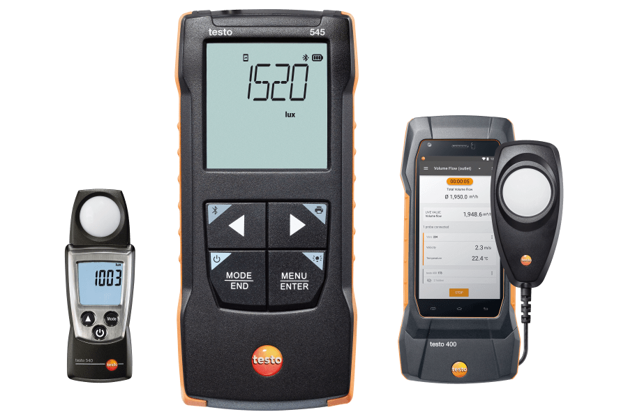 Luxmètre numérique Testo 540 Testo 05600540 - Distrame Luxmètres Testo